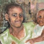 Brother and sister oil painting sophie guedon
