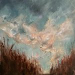 Landscape oil painting
