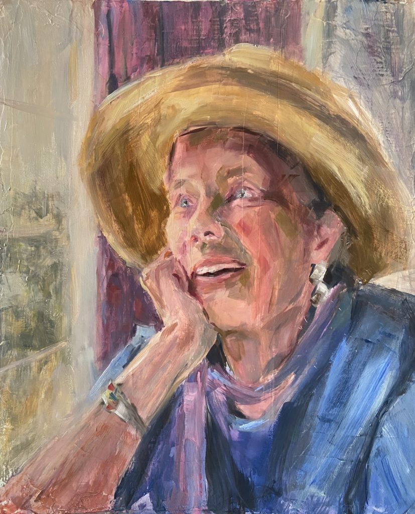 Portrait painting of Juliette