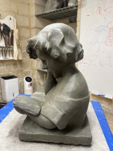 Little girl clay