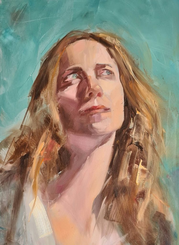 self portrait oil painting